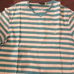 Authentic Polo Ralph Lauren v neck t shirt